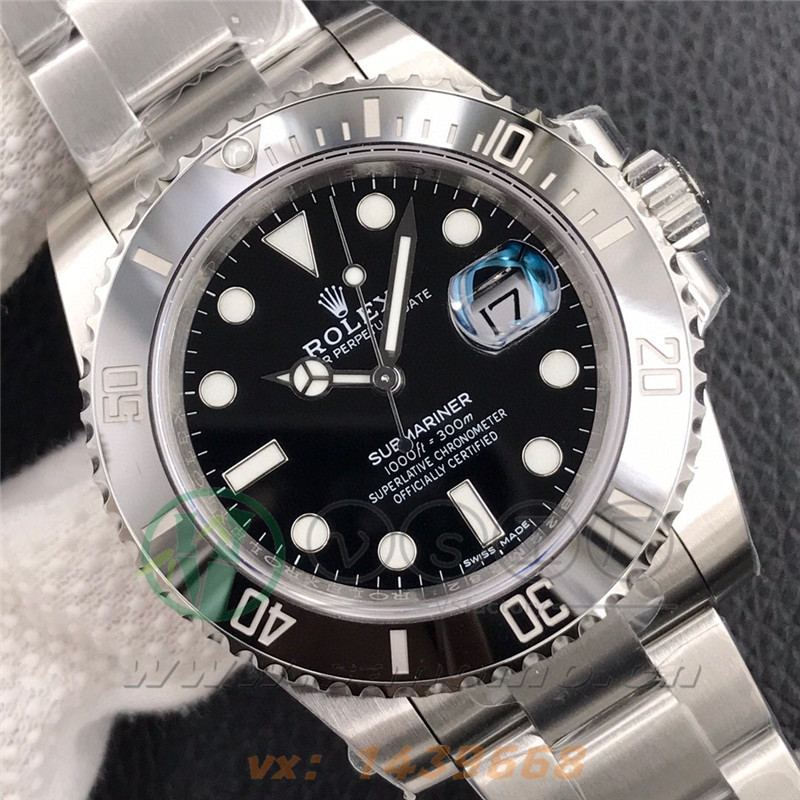 VS廠勞力士黑水鬼「3135機芯」產(chǎn)品展示