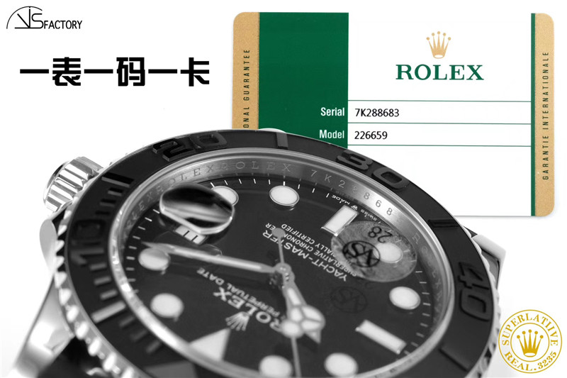 VS廠勞力士42白金游艇「3235機芯」產品展示