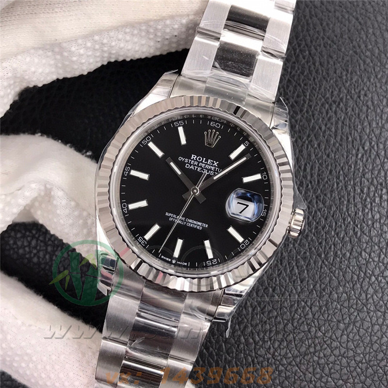 VS廠勞力士日志41mm黑面三銖帶「3235機芯」產品展示