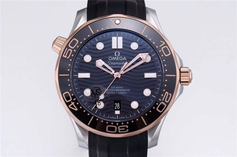 VS廠歐米茄海馬300玫瑰金黑面評(píng)測(cè)（VS海馬300間玫金怎么樣）
