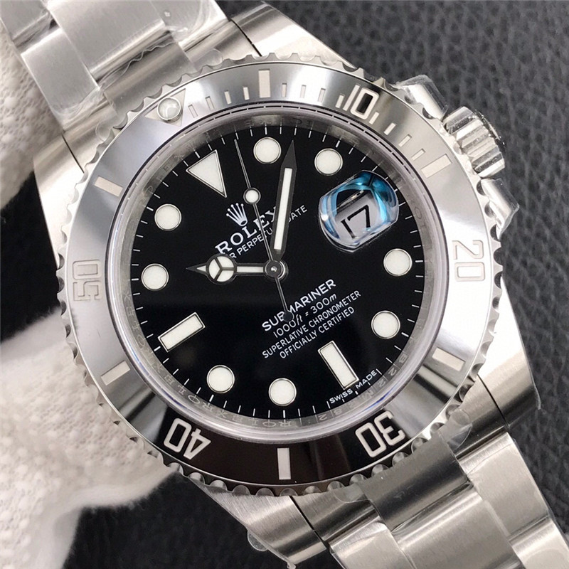 VS廠勞力士黑水鬼40mm細節評測（勞力士黑水鬼哪個廠好）