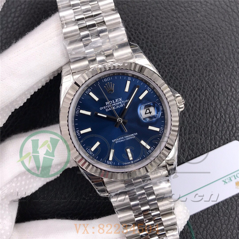 VS廠勞力士日志41mm藍面五銖帶「3235機芯」產品展示