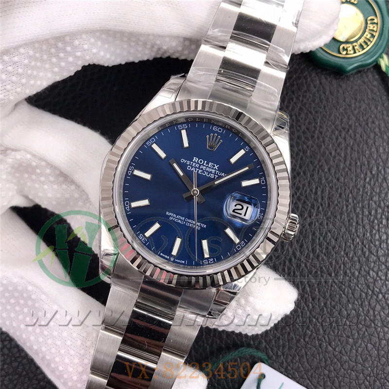 VS廠勞力士日志41mm藍面三銖帶「3235機芯」產品展示
