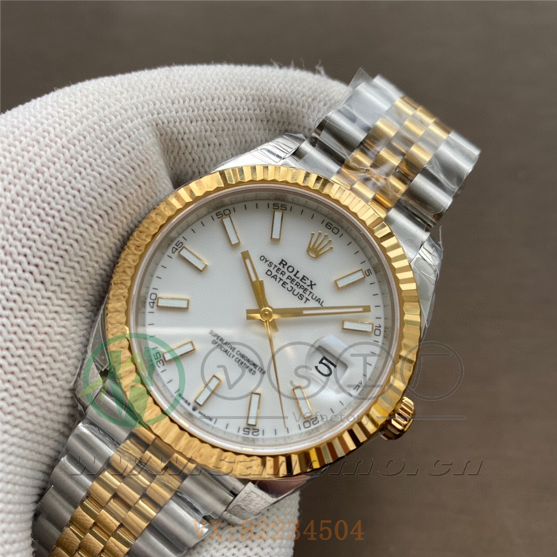 VS廠勞力士41日志系列間金白盤細節怎么樣（vs廠日志間金白陶瓷盤怎么樣）