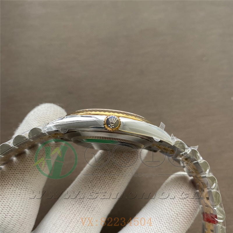 VS廠勞力士間金款41日志對(duì)比正品怎么樣（VS間金款41日志有破綻嗎）