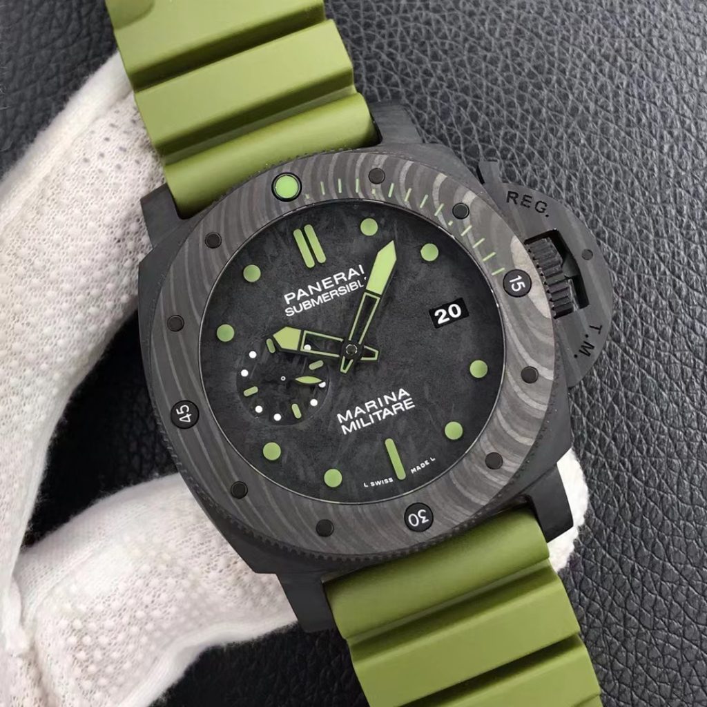 VS廠沛納海961碳纖維軍綠色評測（VS沛納海961做工怎么樣）