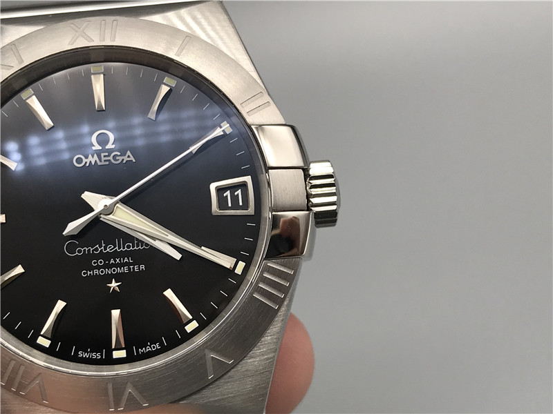 VS廠歐米茄五代39星座系列黑盤做工細節評測