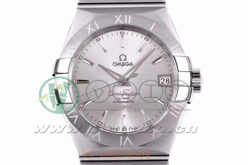 VS廠歐米茄星座38mm白面條釘產品展示