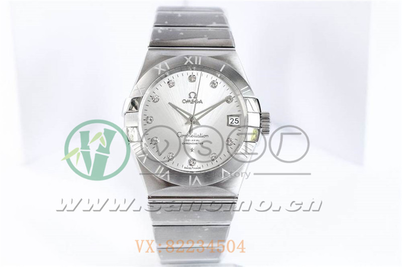 VS廠歐米茄星座38mm白面鉆釘產品展示