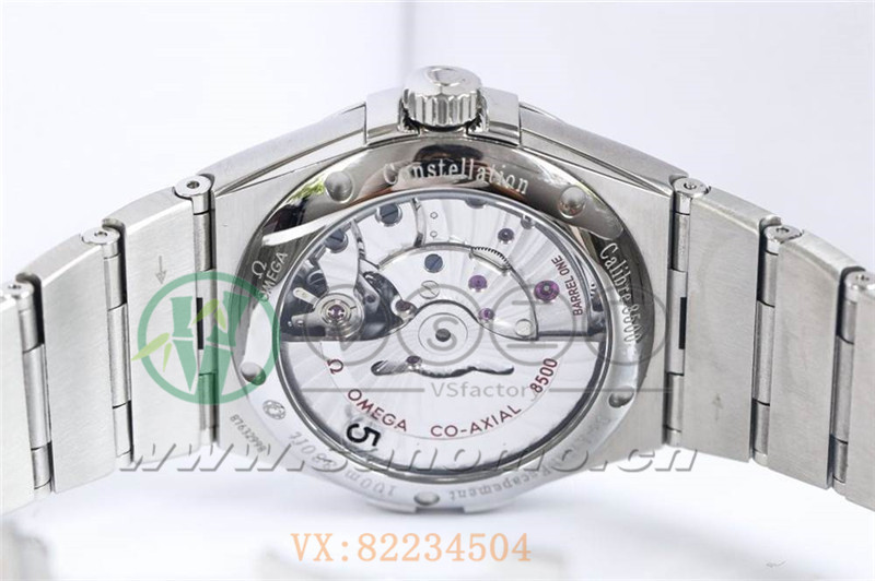 VS廠歐米茄星座38mm黑面鉆釘產品展示