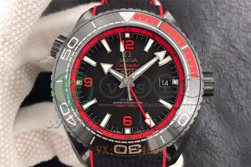 VS廠歐米茄海馬600米「深海之紅」產品展示