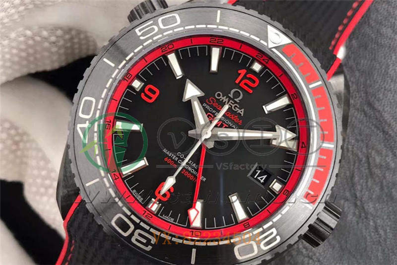 VS廠歐米茄海馬600米「深海之紅」產品展示