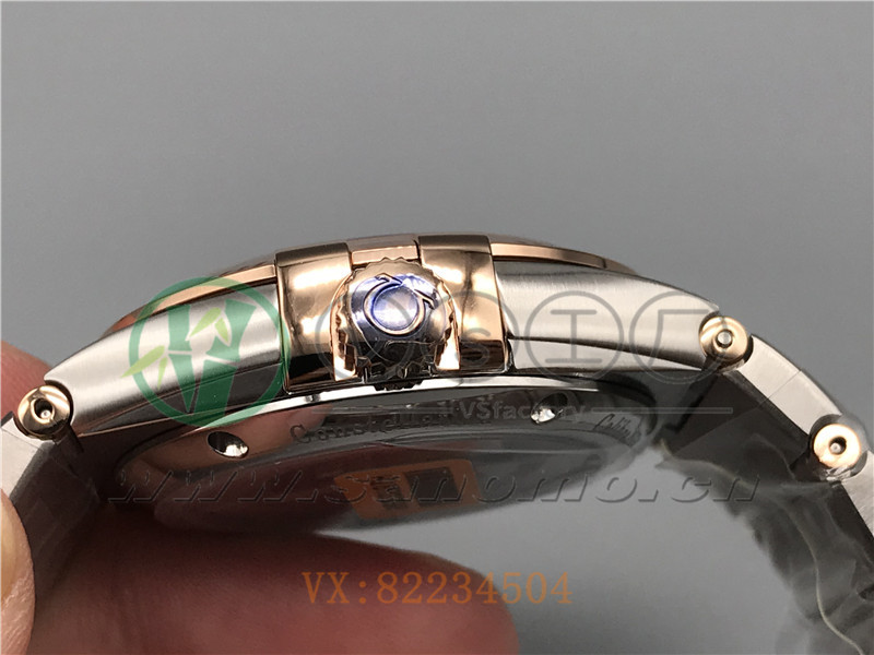 VS廠歐米茄星座38mm間玫咖面條釘產品展示