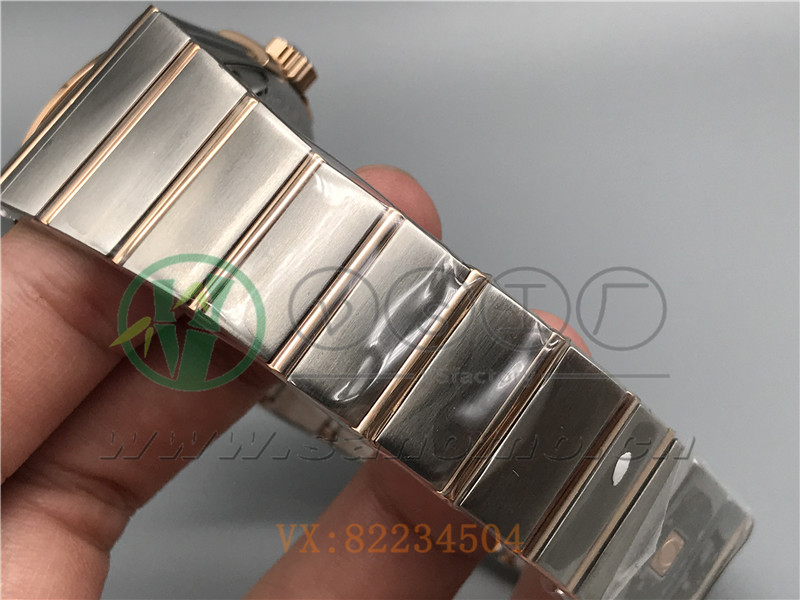 VS廠歐米茄星座38mm間玫咖面條釘產品展示