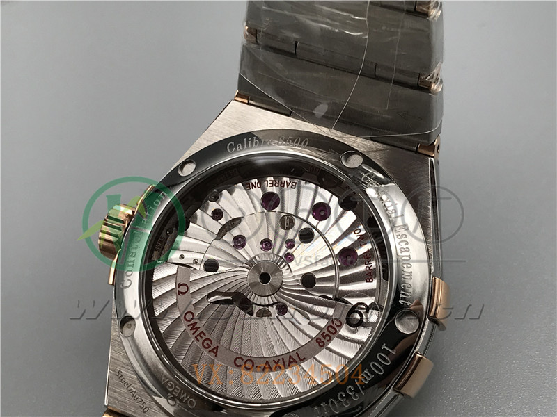 VS廠歐米茄星座38mm間玫咖面條釘產品展示