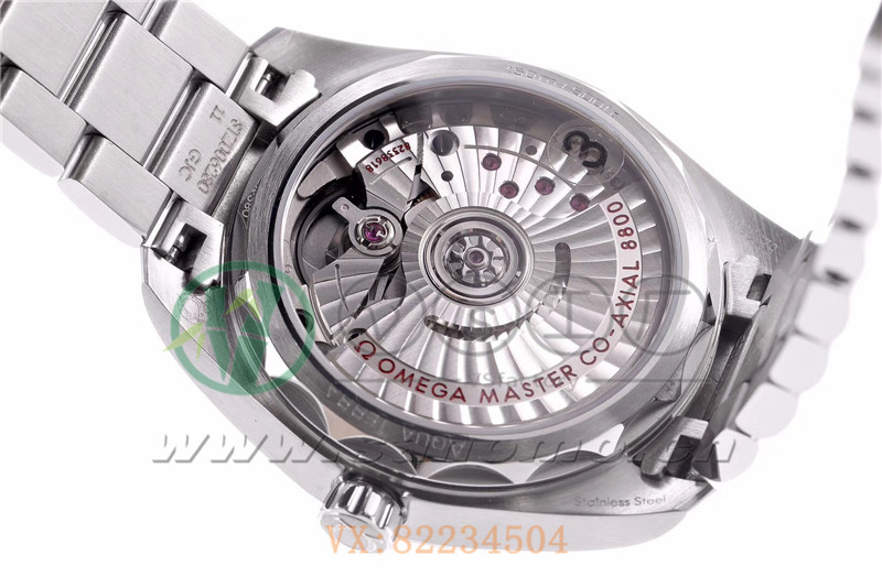 VS廠歐米茄海馬150女士腕表珍珠白貝盤產品展示