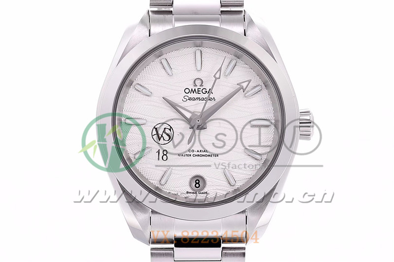 VS廠歐米茄海馬150女士腕表海浪白盤產(chǎn)品展示