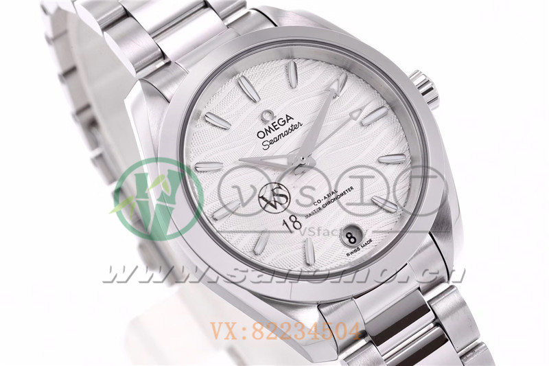 VS廠歐米茄海馬150女士腕表海浪白盤產(chǎn)品展示