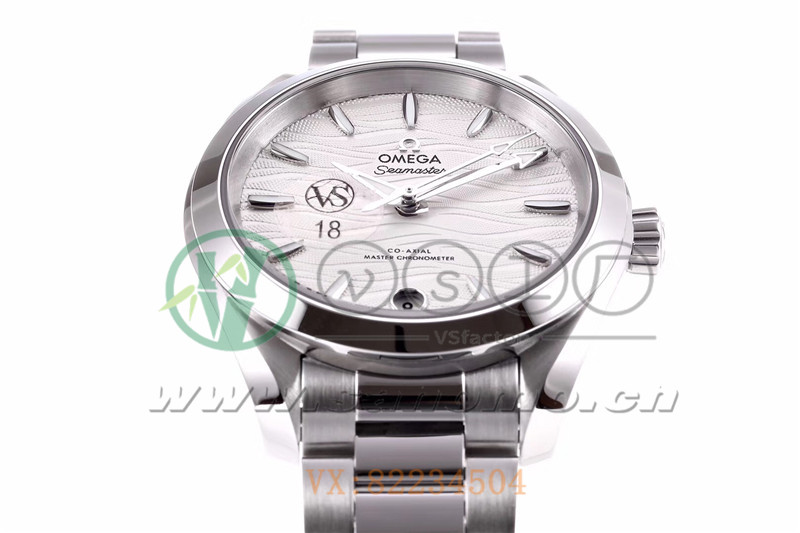 VS廠歐米茄海馬150女士腕表海浪白盤產(chǎn)品展示