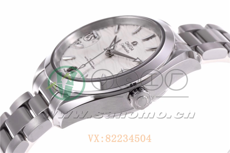 VS廠歐米茄海馬150女士腕表海浪白盤產(chǎn)品展示