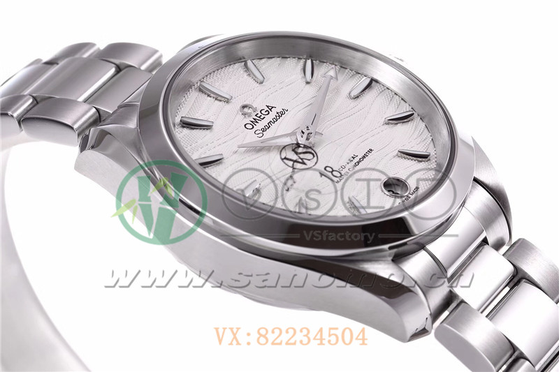 VS廠歐米茄海馬150女士腕表海浪白盤產(chǎn)品展示