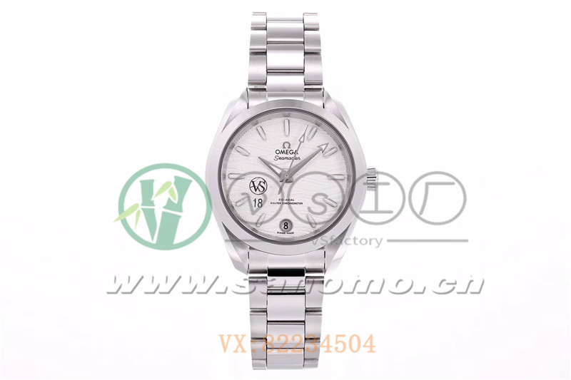 VS廠歐米茄海馬150女士腕表海浪白盤產(chǎn)品展示