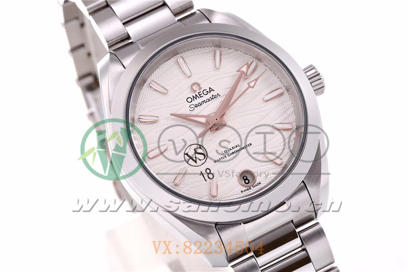 VS廠歐米茄海馬150女士腕表海浪白盤金針產(chǎn)品展示