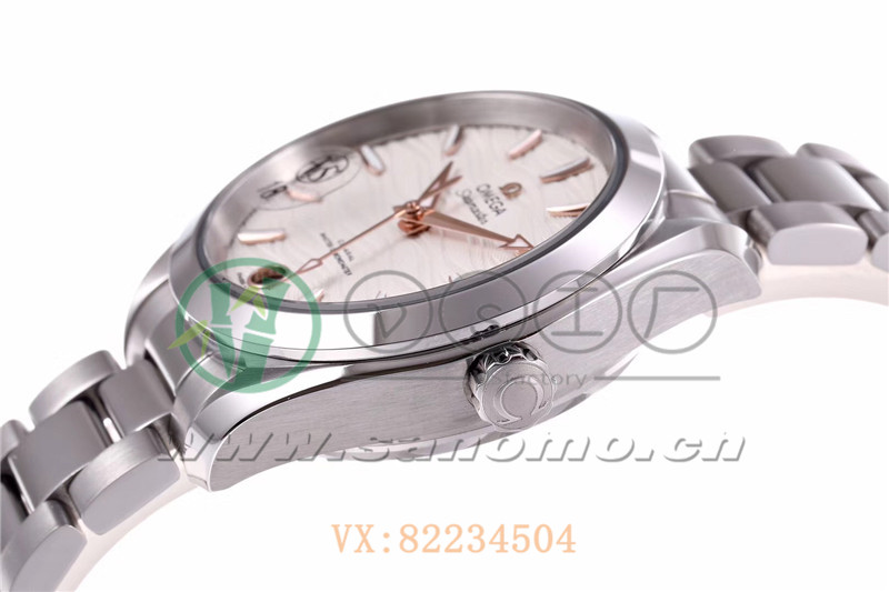 VS廠歐米茄海馬150女士腕表海浪白盤金針產(chǎn)品展示