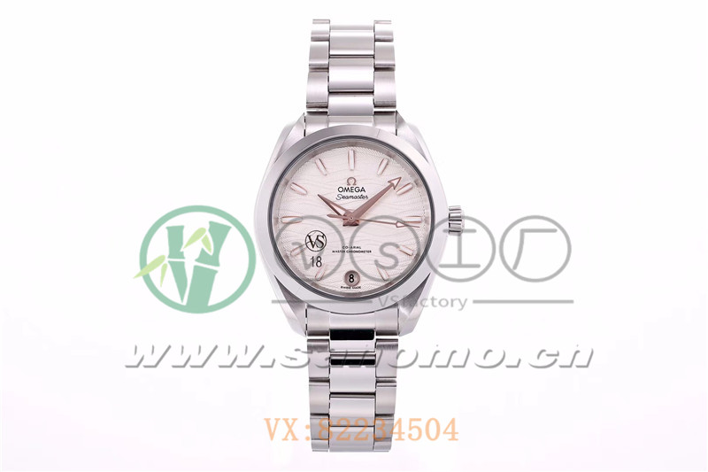 VS廠歐米茄海馬150女士腕表海浪白盤金針產(chǎn)品展示