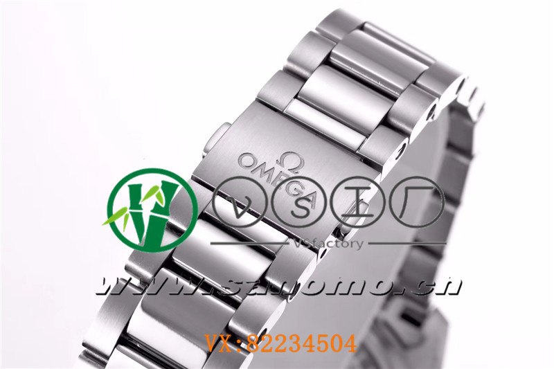 VS廠歐米茄海馬150女士腕表海浪藍盤金針產品展示