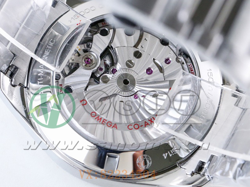 VS廠歐米茄海馬150米「柚木藍盤白針」產品展示