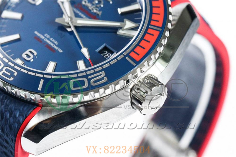 VS廠歐米茄海馬600米「平昌奧運(yùn)紅藍(lán)百事圈」產(chǎn)品展示