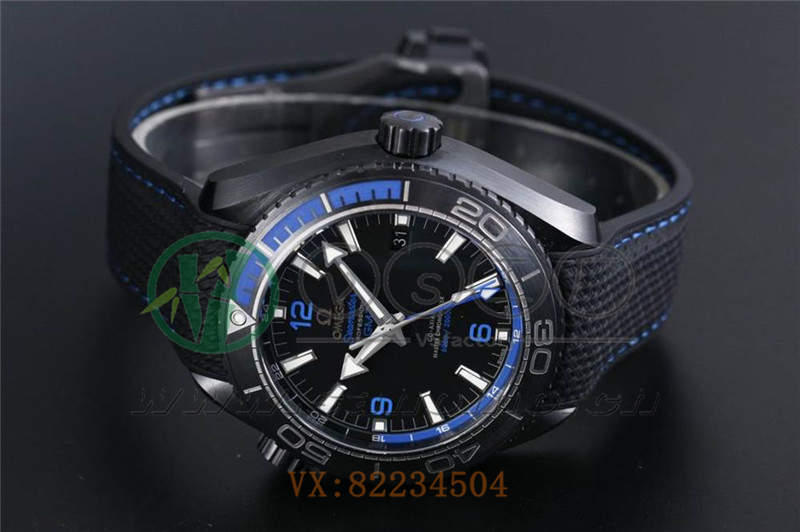 VS廠歐米茄海馬600米「深海之藍」產品展示