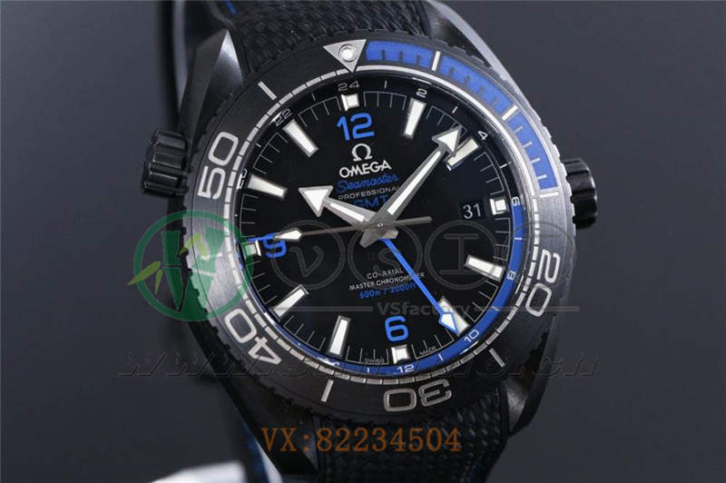 VS廠歐米茄海馬600米「深海之藍」產品展示