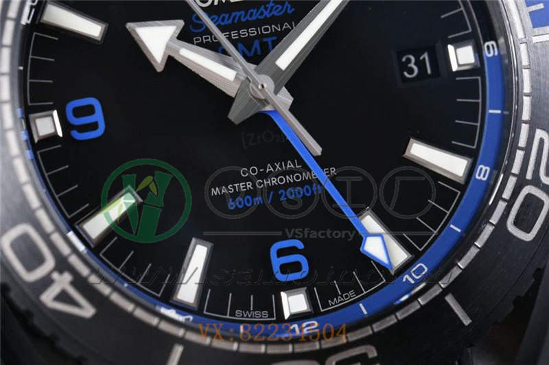 VS廠歐米茄海馬600米「深海之藍」產品展示