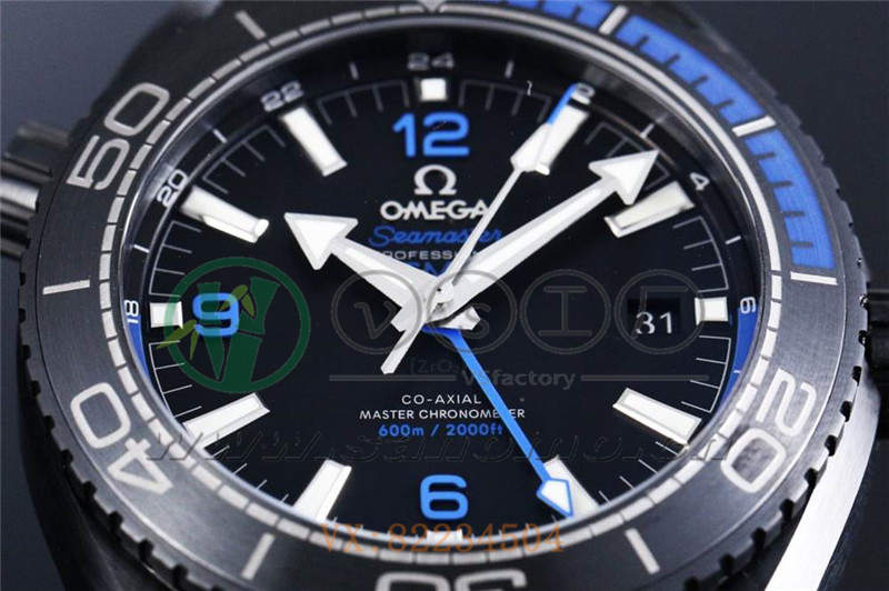 VS廠歐米茄海馬600米「深海之藍」產品展示