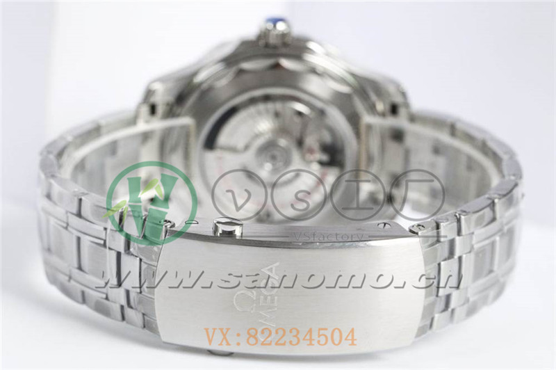 VS廠歐米茄海馬300米「灰面鋼帶」產品展示