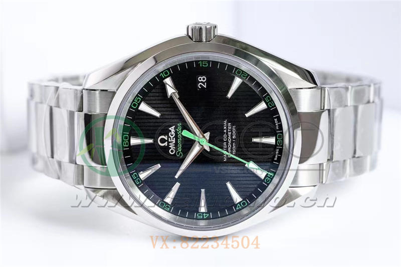 VS廠歐米茄海馬150米「柚木黑盤(pán)綠針」產(chǎn)品展示