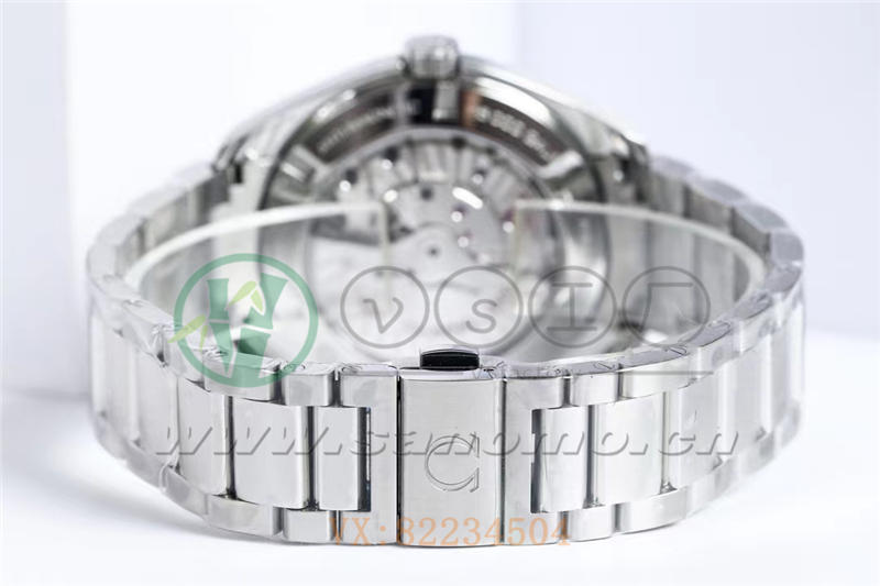 VS廠歐米茄海馬150米「柚木黑盤(pán)綠針」產(chǎn)品展示