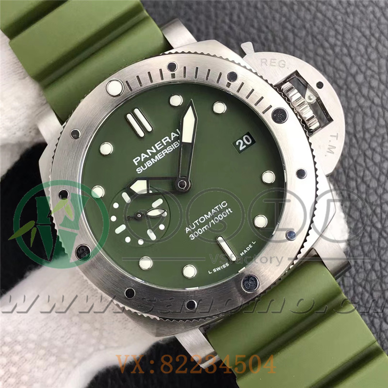 VS廠沛納海pam1055綠海魂細節怎么樣（VS沛納海1055值得入手嗎）