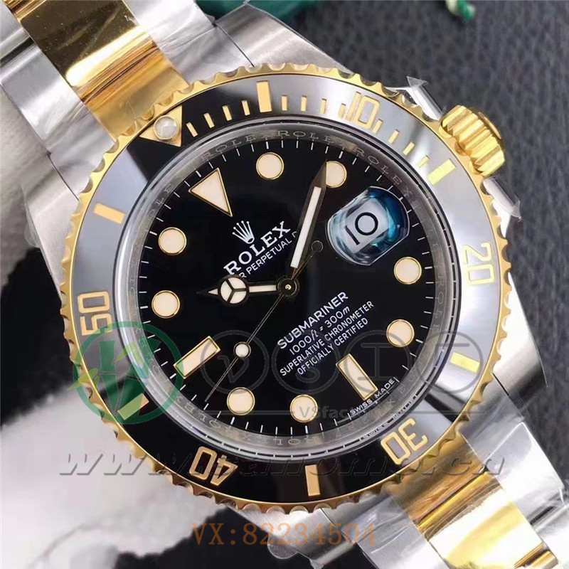 VS廠勞力士間金款黑水鬼做工評測（VS間金款黑水鬼有破綻嗎）