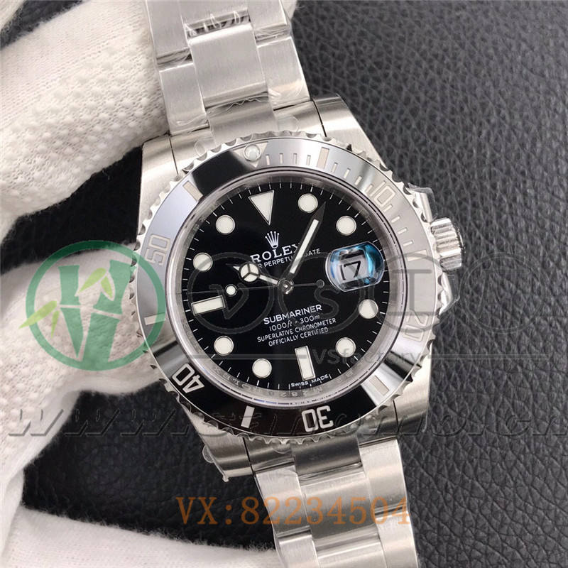 VS廠復刻勞力士3135機黑水鬼對比正品深度評測-vs廠黑水鬼