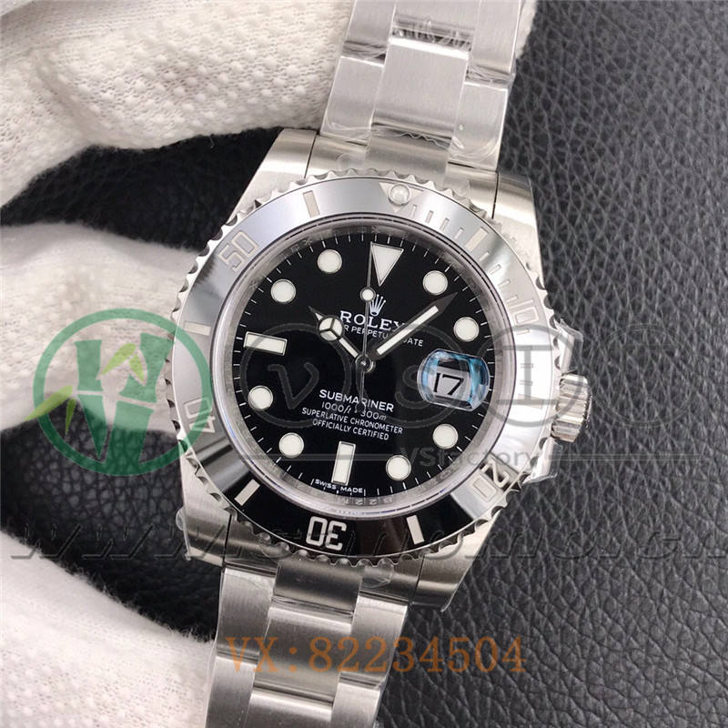 VS廠復刻勞力士3135機黑水鬼對比正品深度評測-vs廠黑水鬼