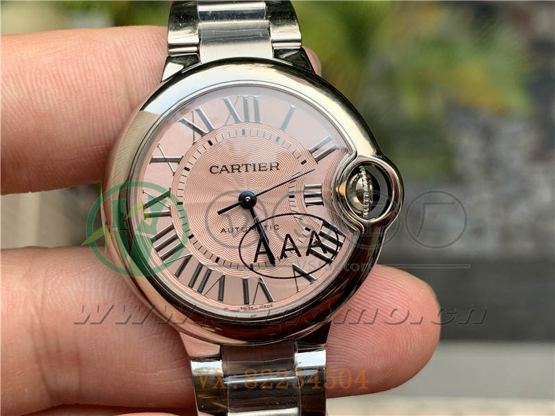 V6廠卡地亞36mm粉色藍氣球做工評測（v6廠藍氣球粉色面怎么樣）