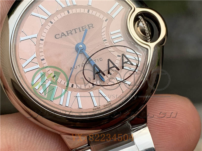 V6廠卡地亞36mm粉色藍氣球做工評測（v6廠藍氣球粉色面怎么樣）