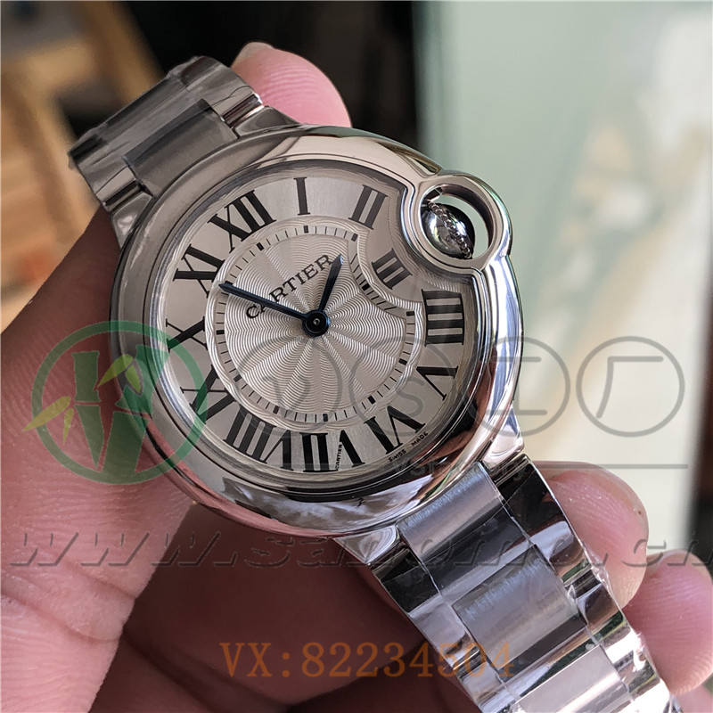 V6廠卡地亞藍氣球33mm機械女表怎么樣（v6廠藍氣球076機芯做工如何）