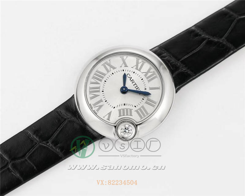 V6廠卡地亞白氣球女士石英做工評測（v6白氣球質(zhì)量如何）