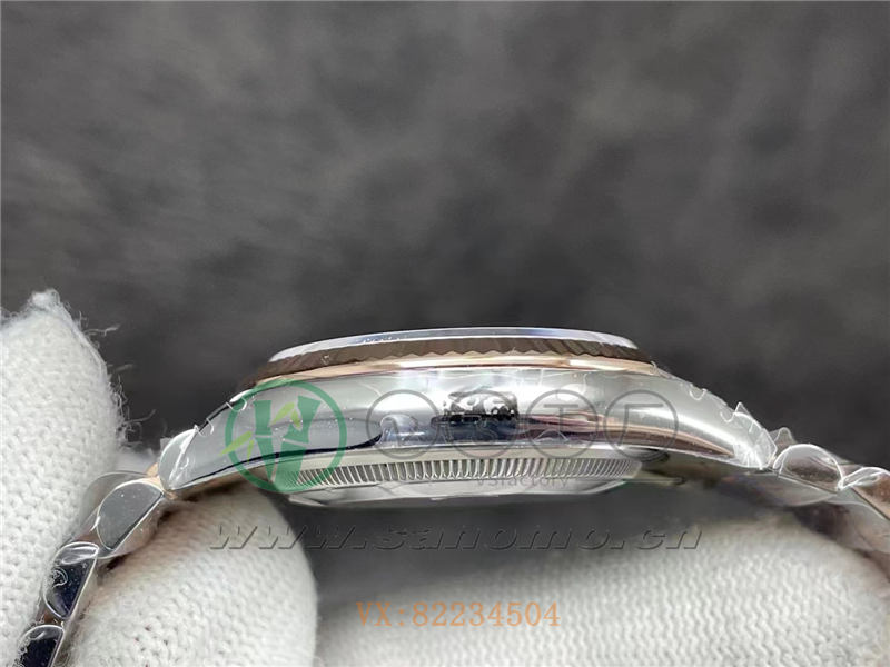 VS廠勞力士間玫瑰金款36日志灰盤(pán)細(xì)節(jié)如何（vs廠新款36mm日志評(píng)測(cè)）