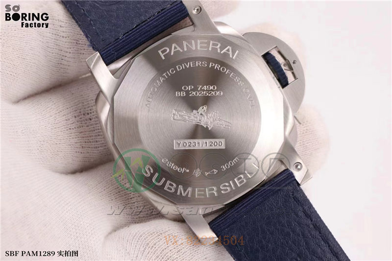 SBF廠(VS廠)沛納海pam1289藍(lán)色圈口做工評(píng)測(cè)（sbf廠沛納海1289怎么樣）