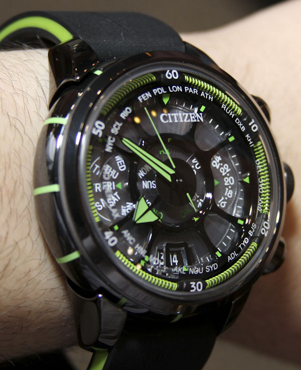 西鐵城光動能衛星電波手表上手